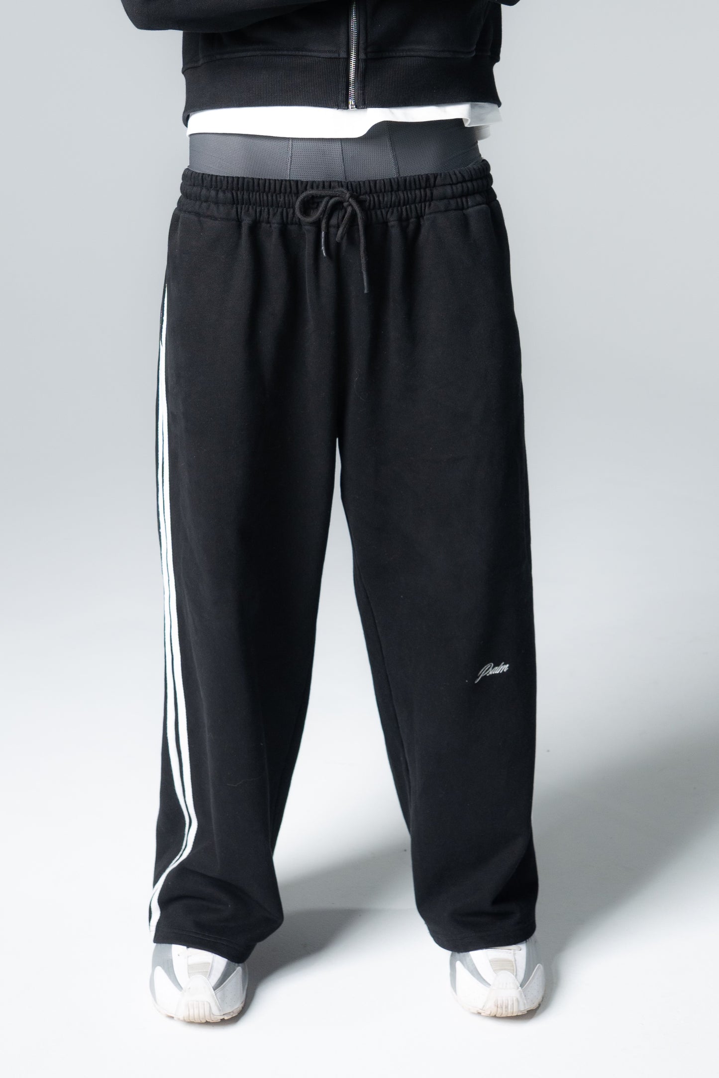 "BLACK" Psalm Track Pants