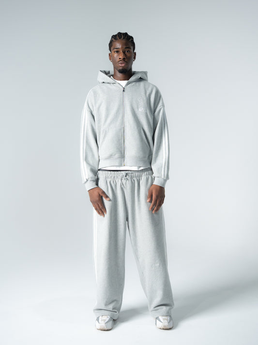 "GREY" Psalm Logo Zip Jacket