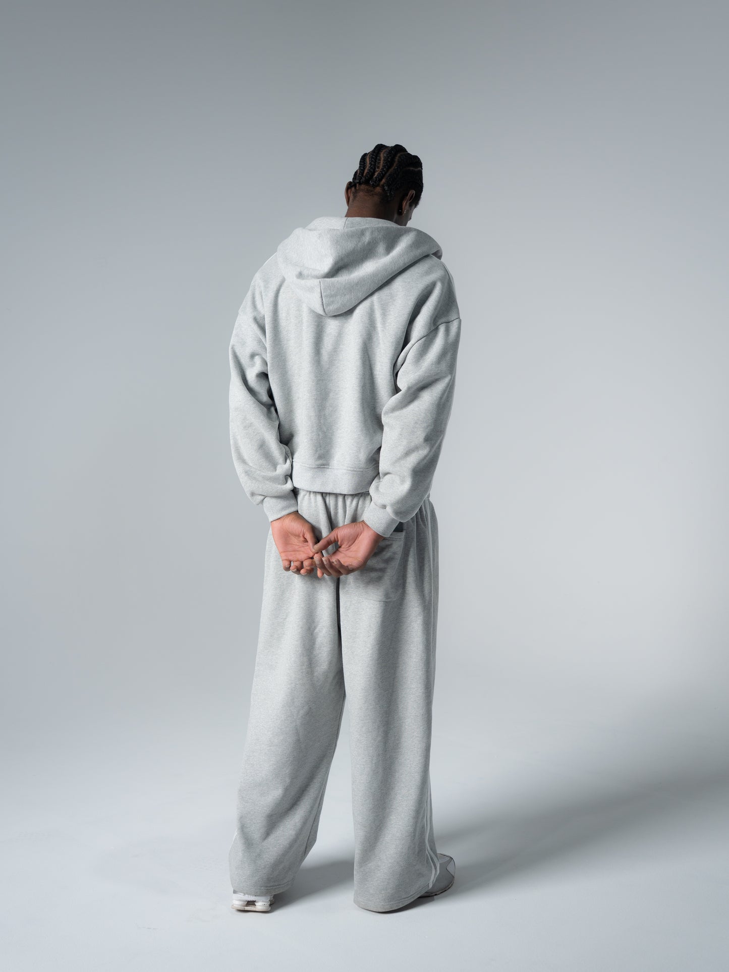 "GREY" Psalm Track Pants