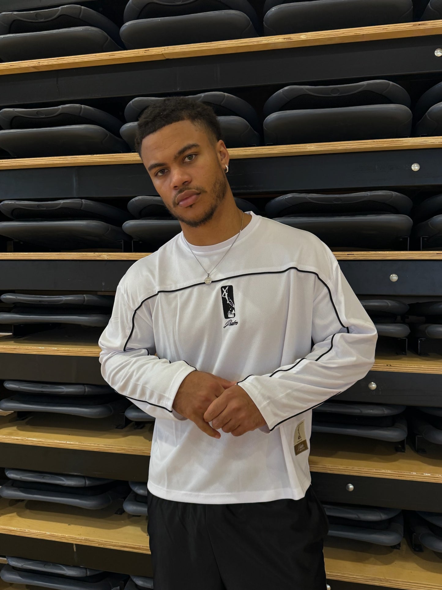 MESH LONGSLEEVES - WHITE