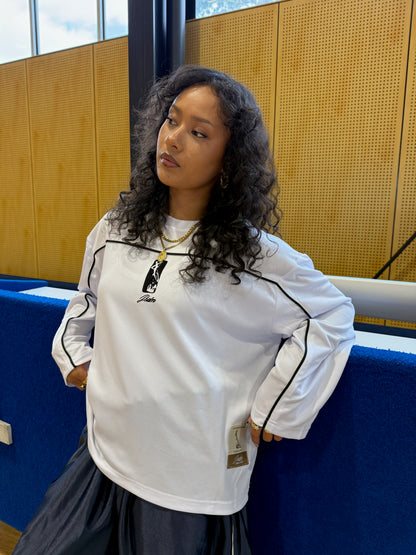 MESH LONGSLEEVES - WHITE
