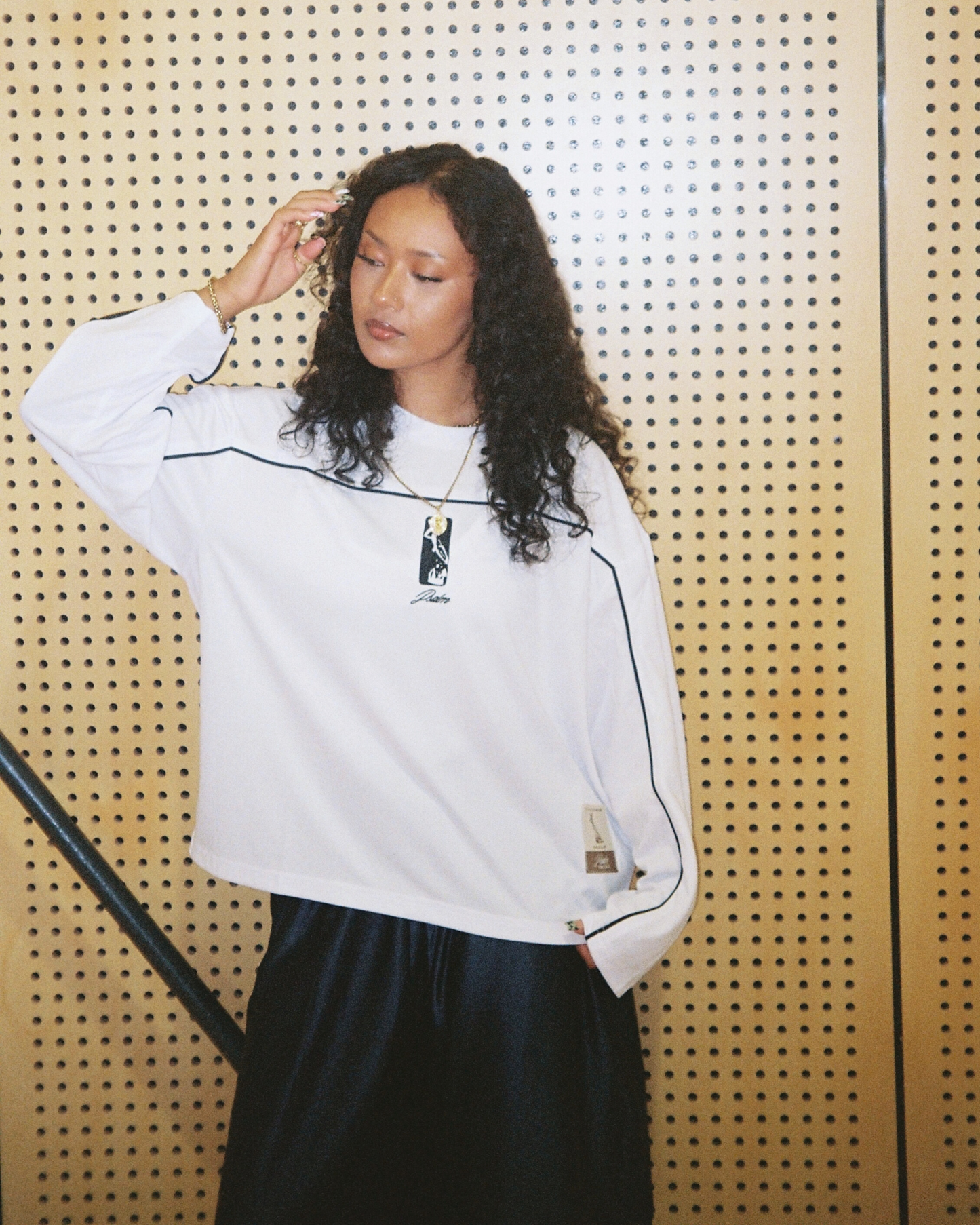 MESH LONGSLEEVES - WHITE