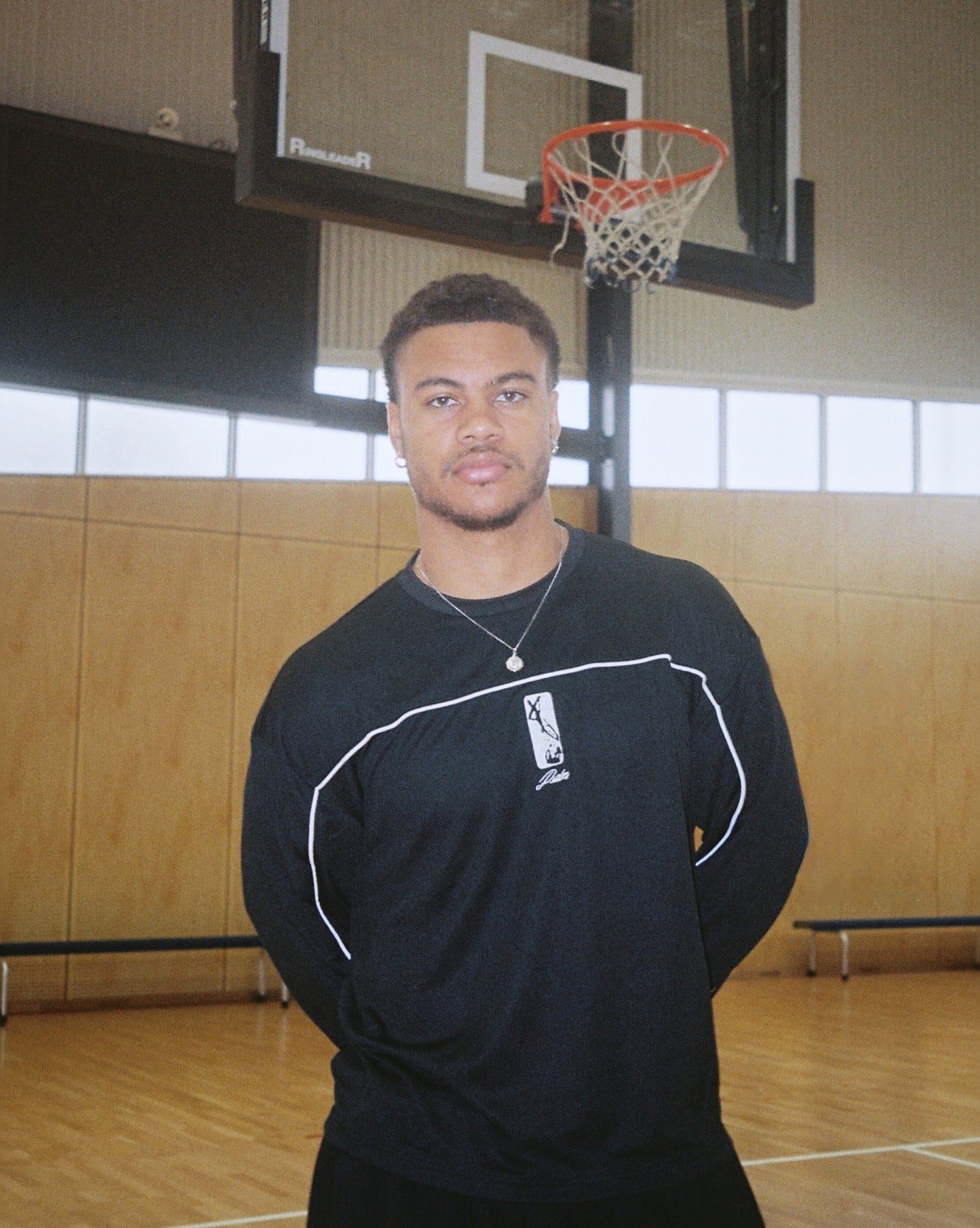 MESH LONGSLEEVES - BLACK