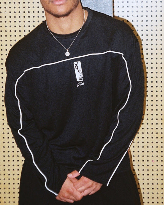 PSALM MESH LONGSLEEVES - "BLACK"